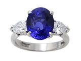 Estate 7ct Natural Ceylon Sapphire Ring, AGL-certified