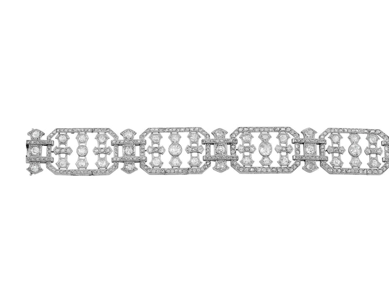Estate 20th Century Platinum & Diamond Bracelet