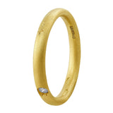 Pomellato Yellow Gold Single Diamond Ring