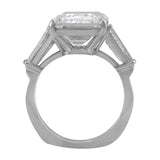 Internally Flawless 10.23ct Emerald Cut Diamond Ring