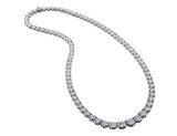 30ct Riviera Platinum Diamond Necklace