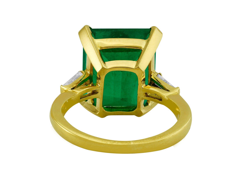 Estate 8.83ct Emerald & Diamond Ring