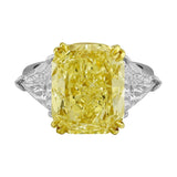7.20ct Fancy Yellow Diamond Ring