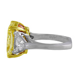 7.20ct Fancy Yellow Diamond Ring