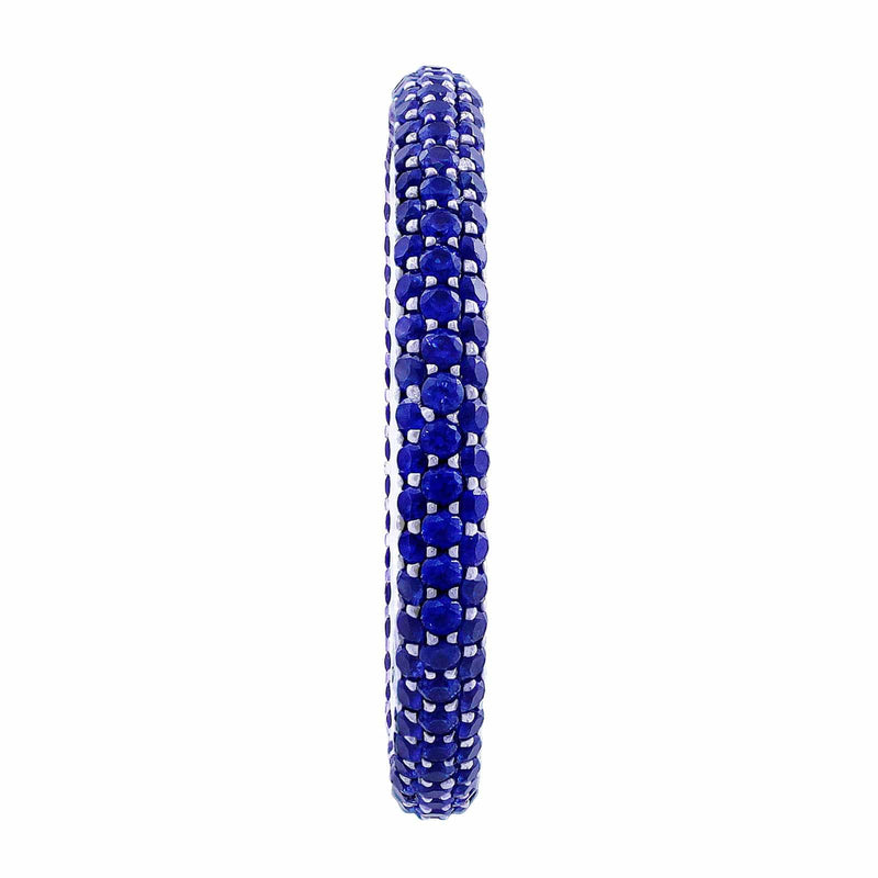14kt White Gold Sapphire Eternity Band