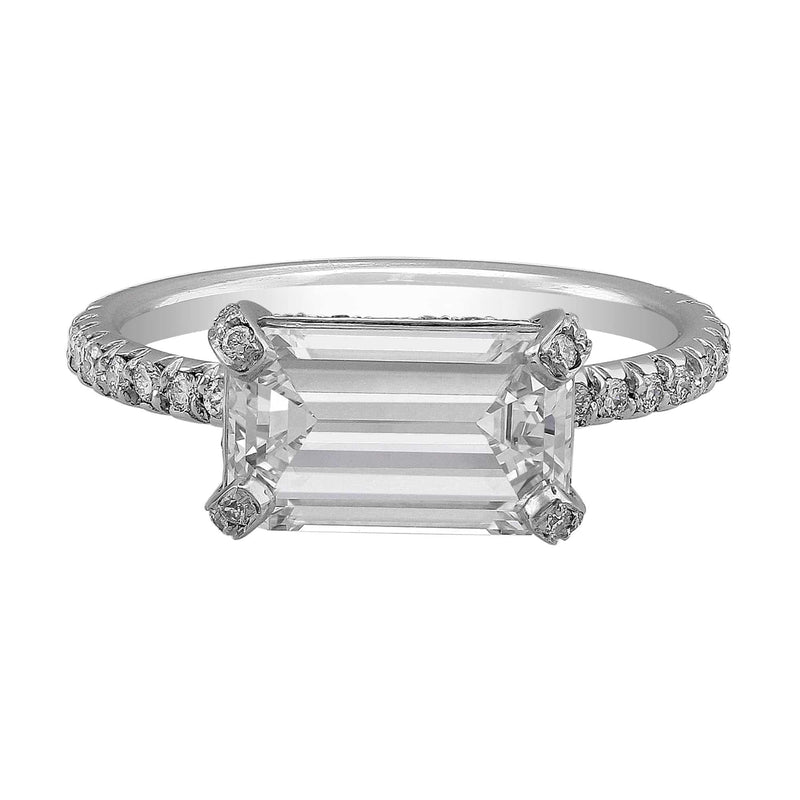 Riviera 2.01ct Emerald Cut Diamond Ring