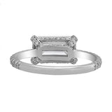 Riviera 2.01ct Emerald Cut Diamond Ring
