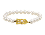 Estate Mikimoto White Pearl Bracelet