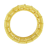 Fancy Yellow Princess Cut Ring