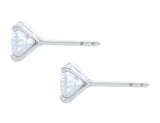"Riviera" Platinum 3.57ctw Diamond Studs