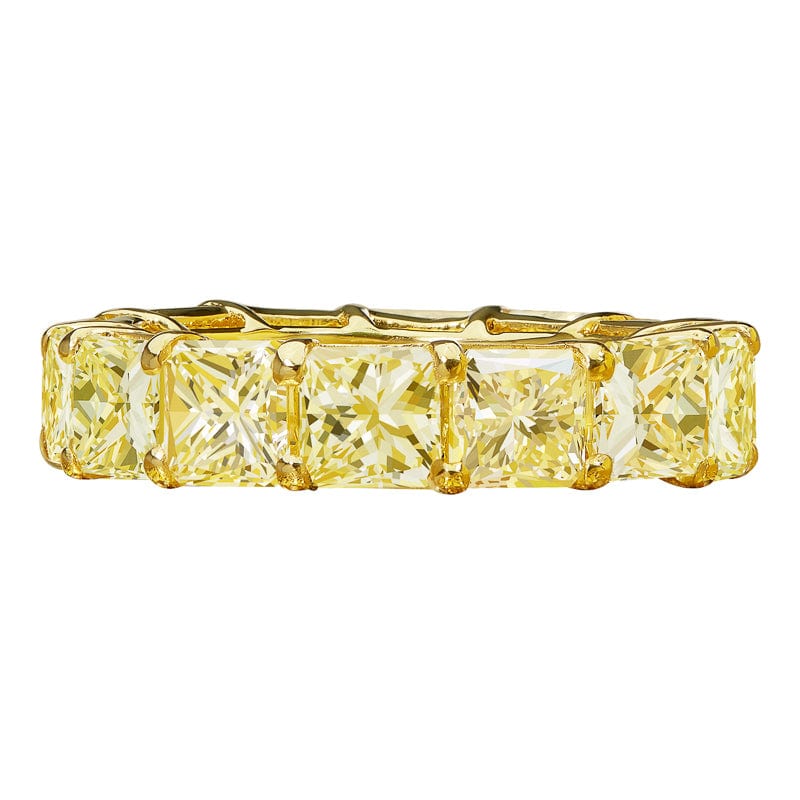 10.68ctw Fancy Yellow Diamond Eternity Band