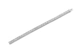 Estate Platinum 7.25ctw Diamond Line Bracelet