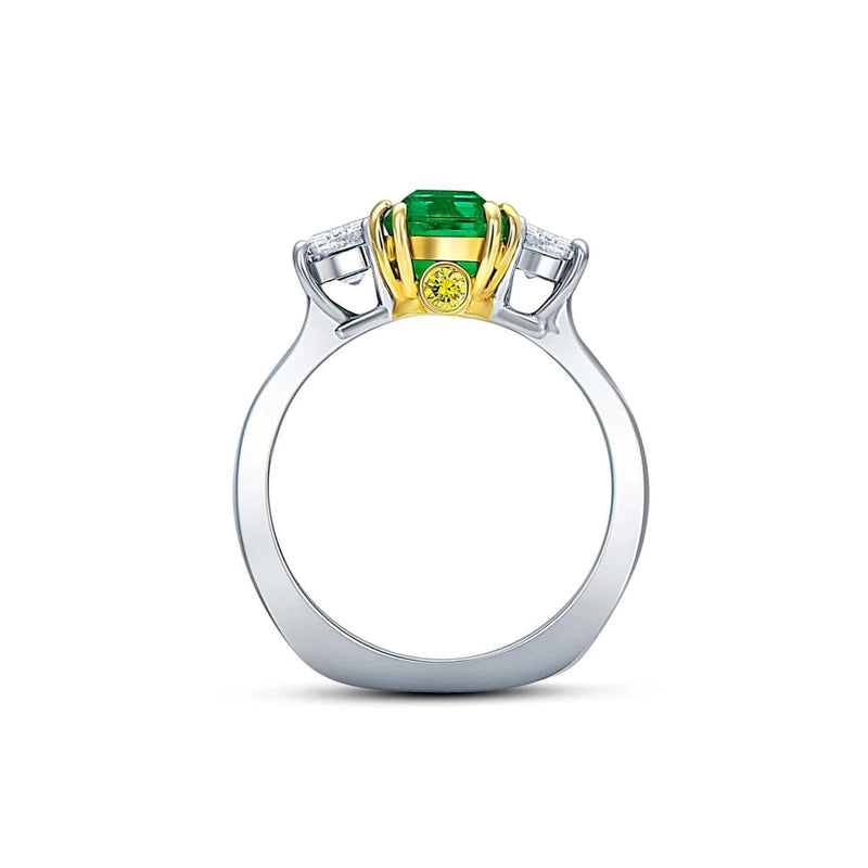 Riviére 2.22 ctw Emerald Ring