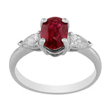 Estate 1.5ct Ruby Diamond Ring