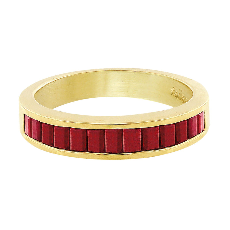 Estate Channel Set Ruby Ring