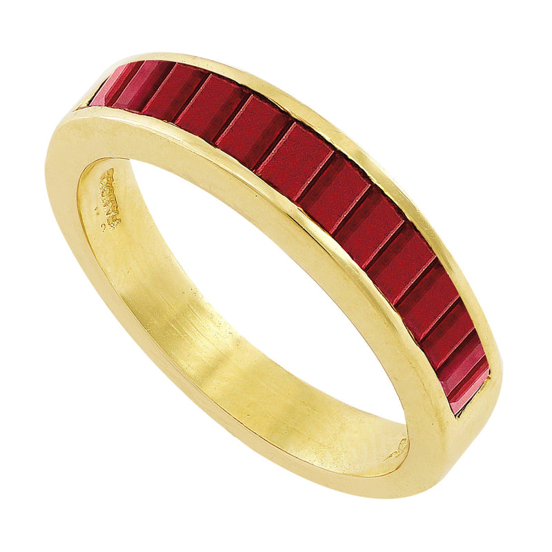 Estate Channel Set Ruby Ring
