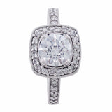 18kt White Gold Semi-Mount Setting