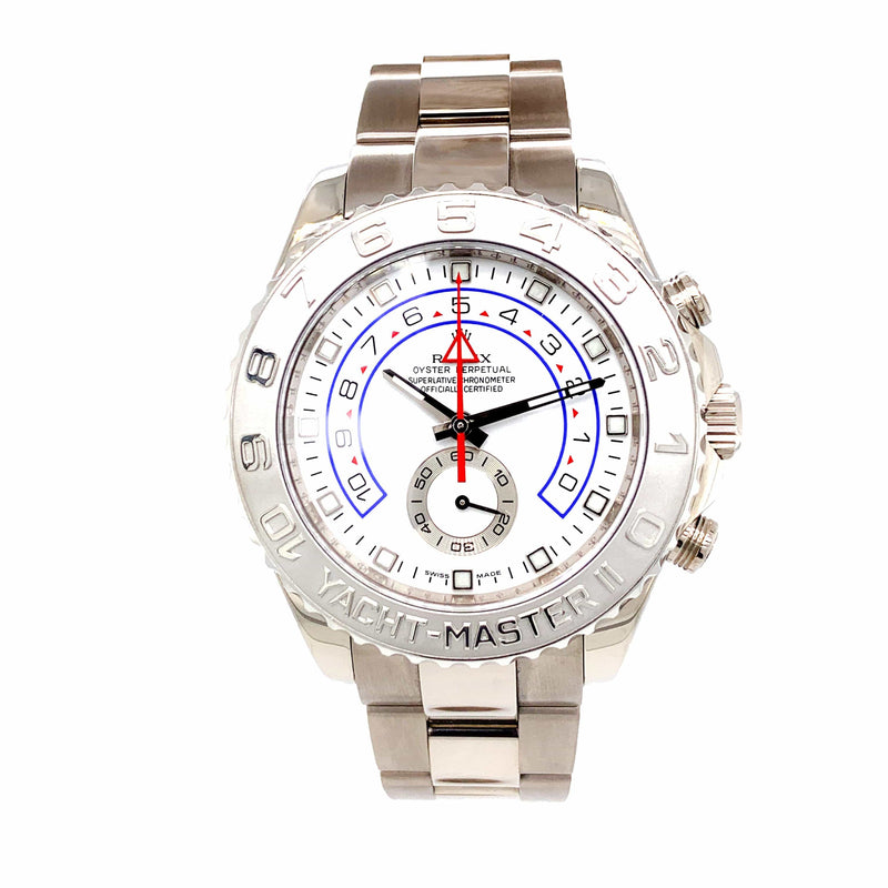 Rolex Yachtmaster II 44MM White Gold 116689 - Pre-Owned