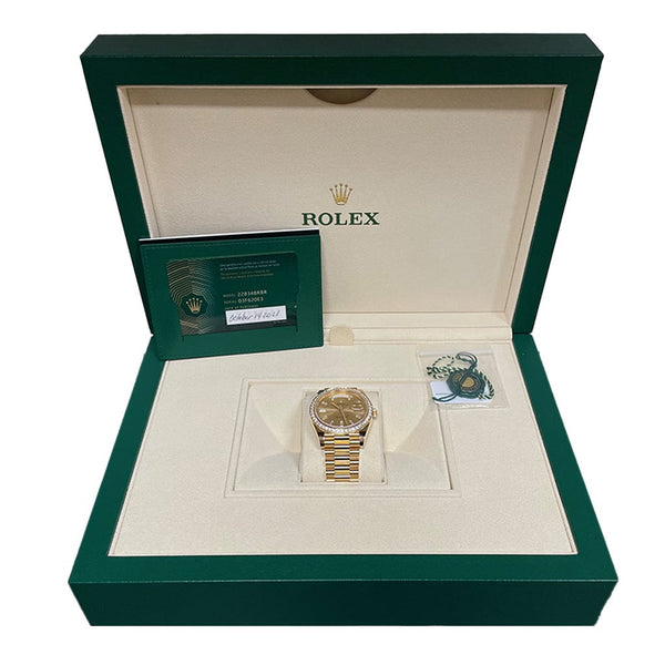 Rolex Day-Date 40 228348RBR Yellow Gold Diamond - Pre-Owned