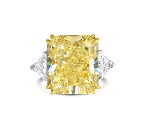 19ct Fancy Yellow Diamond Ring