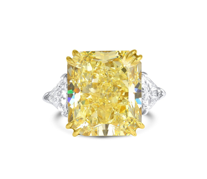 19ct Fancy Yellow Diamond Ring