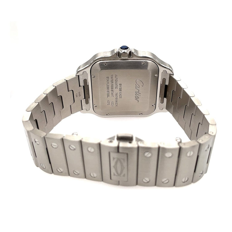 Cartier Santos De Cartier WSSA0030 Blue Dial - Certified Pre-Owned