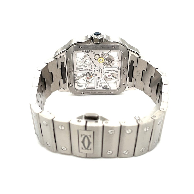 Cartier Santos De Cartier Skeleton WHSA0015 - Certified Pre-Owned