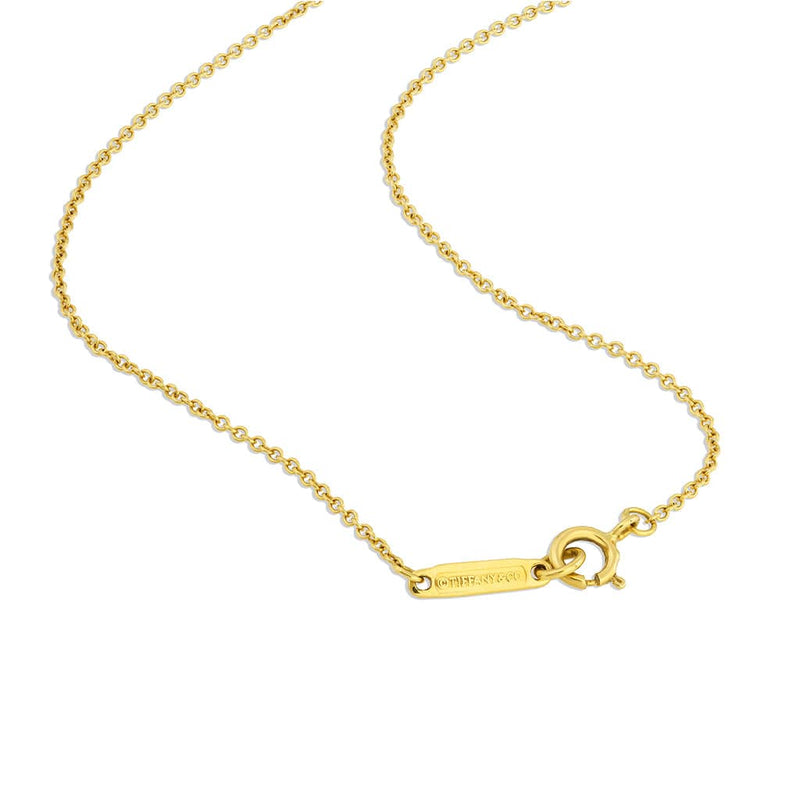 Tiffany & Co. 18K Yellow Gold Bow Necklace - Estate