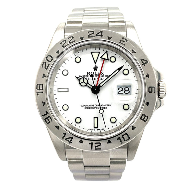 Rolex Explorer II 16570 White Dial - Pre-Owned