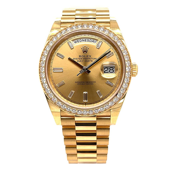 Rolex Day-Date 40 228348RBR Yellow Gold Diamond - Pre-Owned