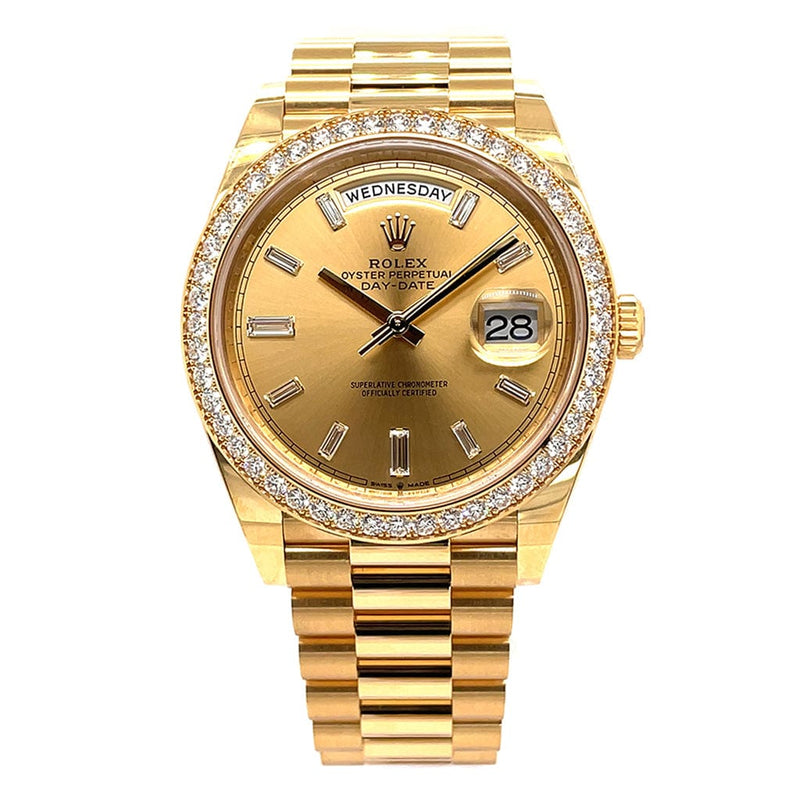 Rolex Day-Date 40 228348RBR Yellow Gold Diamond - Pre-Owned