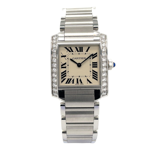 Cartier Tank Francaise Diamond W4TA0009 - Certified Pre-Owned