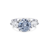 Rivière Platinum 2.72ct Fancy Grey-Blue Diamond Ring, GIA Certified