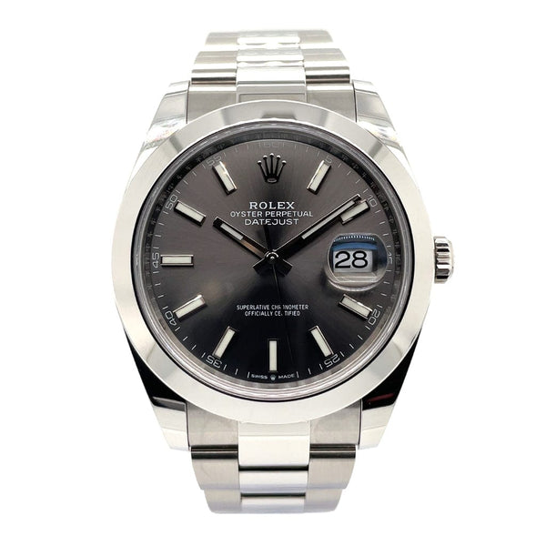 Rolex Datejust 41mm Slate Grey 126300 - Pre-owned