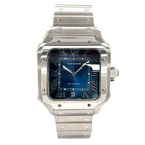 Cartier Santos De Cartier WSSA0030 Blue Dial - Certified Pre-Owned