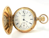 Elgin Pocket Watch 14K Yellow Gold Hunter Case - Pre-Owned