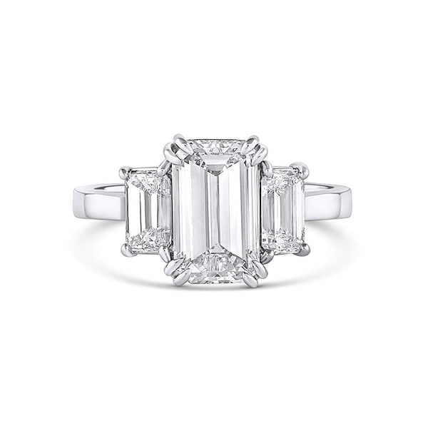 Rivière Platinum 2.01ct Emerald-Cut Diamond Ring, GIA Certified