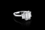 Rivière Platinum 2.01ct Emerald-Cut Diamond Ring, GIA Certified