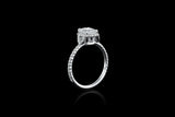 Rivière Platinum 1.20ct Cushion-Cut Diamond Ring, GIA Certified
