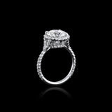Rivière Platinum 3.02ct Round Brilliant Cut Diamond Ring, GIA Certified