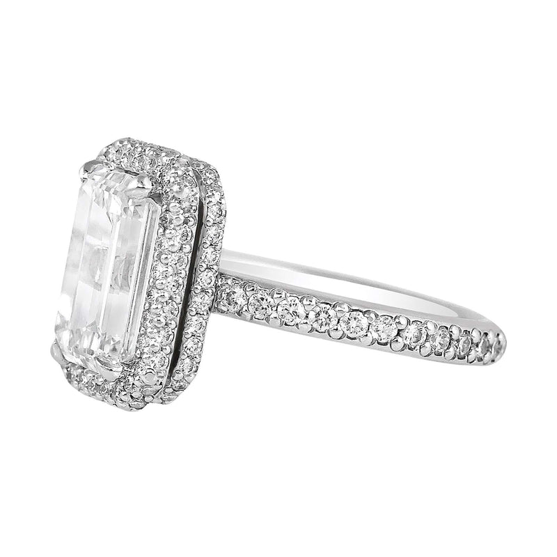 3ct Emerald Cut Diamond Ring