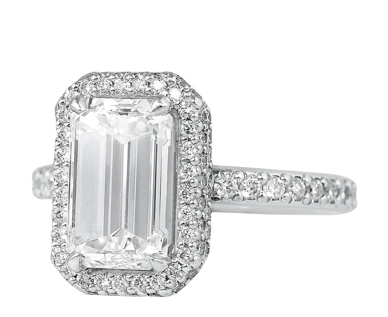 3ct Emerald Cut Diamond Ring