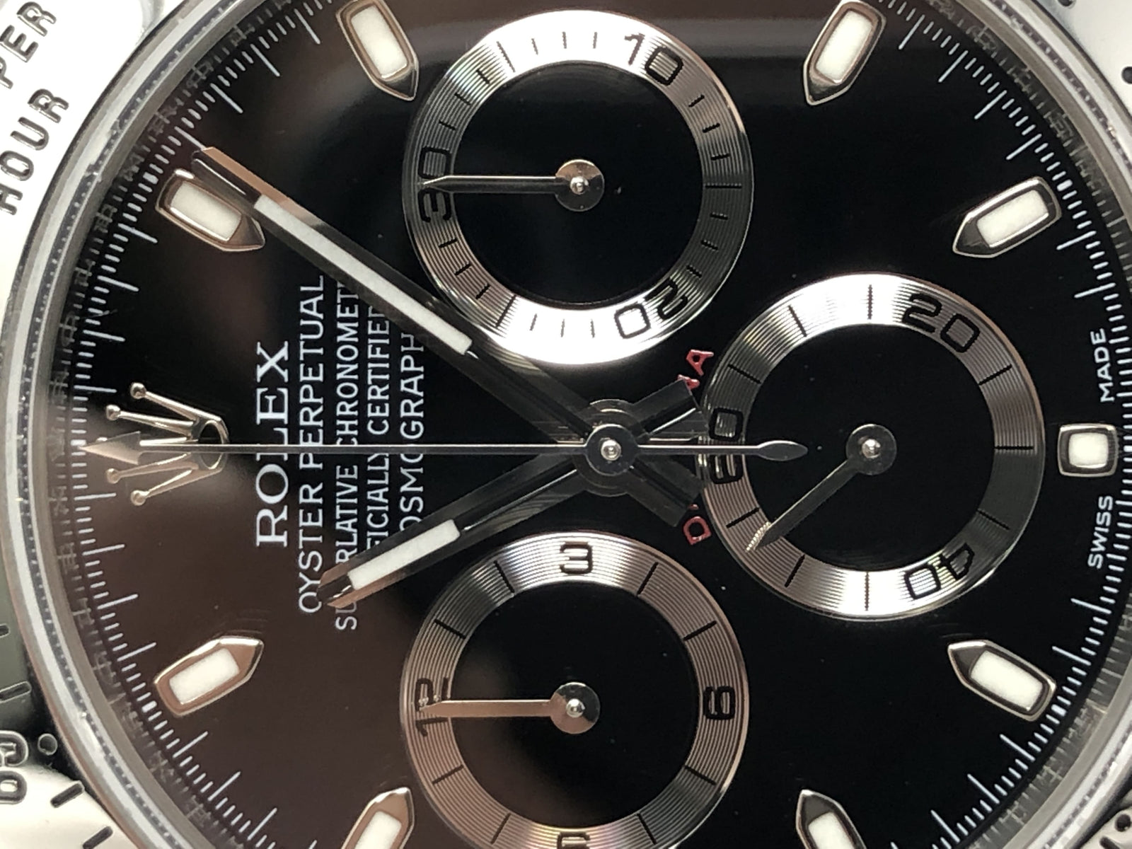 Rolex Daytona Black Dial Chronograph 116520 - Pre-Owned 2010