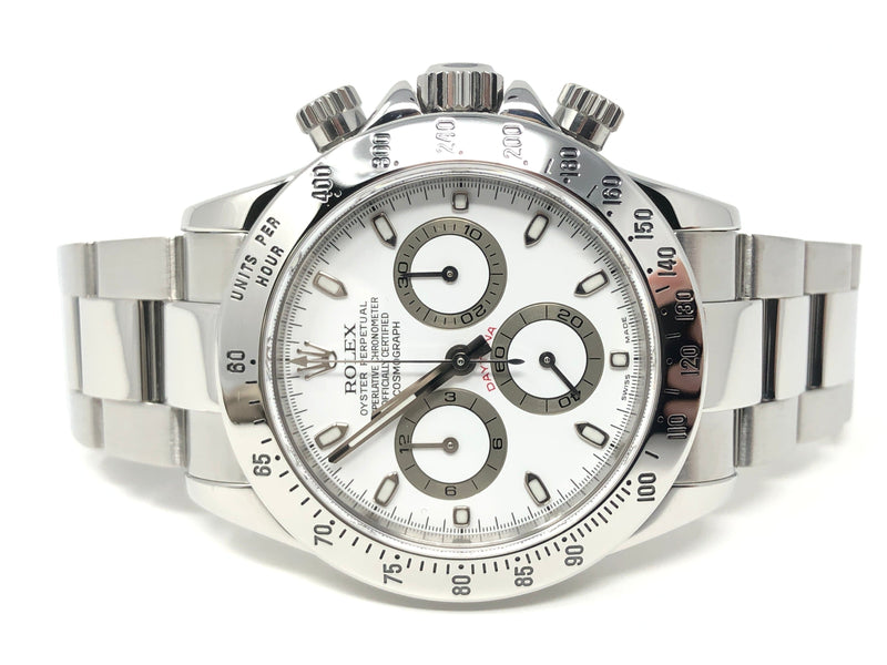 Rolex Daytona White Dial Chronograph 116520 - Pre-Owned