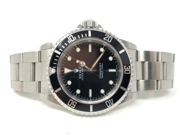 Rolex Submariner Steel 40MM Black Dial 14060 - Pre-Owned