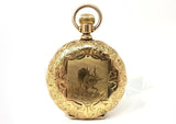 Elgin Pocket Watch 14K Yellow Gold Hunter Case - Pre-Owned