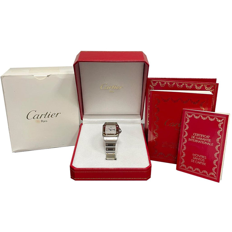 Cartier Santos Small Quartz W20012C4 - Certified Pre-Owned