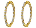 Diamond Hoop Earrings