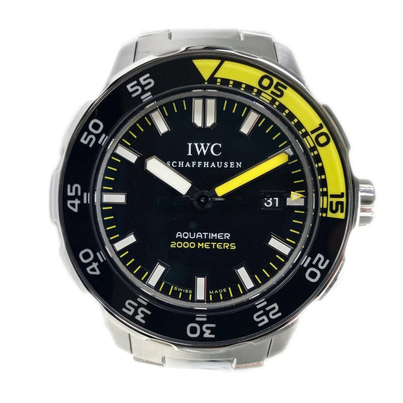 IWC Aquatimer 2000 44MM Steel Black & Yellow IW356801 - Certified Pre-Owned