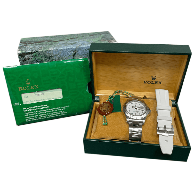 Rolex Explorer II 16570 White Dial - Pre-Owned